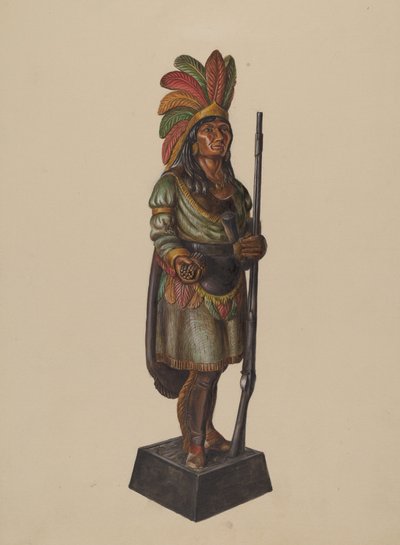 Indien de magasin de cigares, vers 1936 - Walter Hochstrasser
