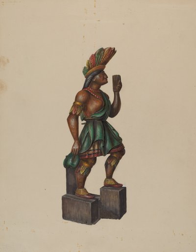 Indien de magasin de cigares, vers 1936 - Walter Hochstrasser