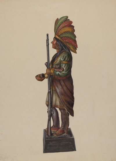 Indien de Magasin de Cigares, vers 1936 - Walter Hochstrasser