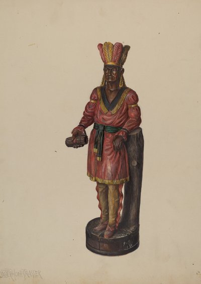 Indien de magasin de cigares, vers 1936 - Walter Hochstrasser