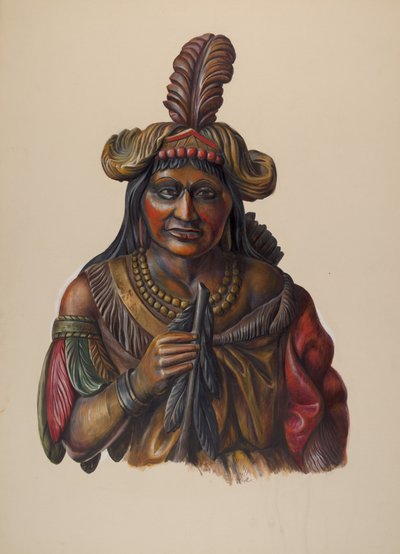 Indien de magasin de cigares, vers 1937 - Walter Hochstrasser