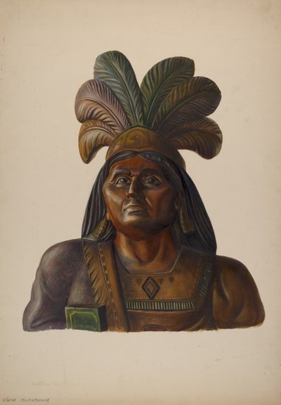 Indien de magasin de cigares, vers 1937 - Walter Hochstrasser