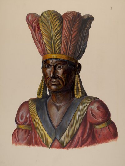 Indien de magasin de cigares, vers 1937 - Walter Hochstrasser
