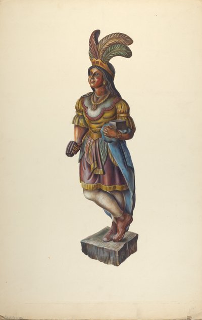 Indien de magasin de cigares, vers 1937 - Walter Hochstrasser