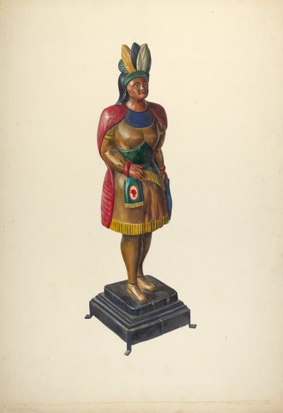 Indien de magasin de cigares, vers 1937 - Walter Hochstrasser