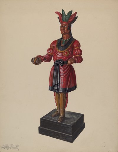 Indien de magasin de cigares, vers 1937 - Walter Hochstrasser