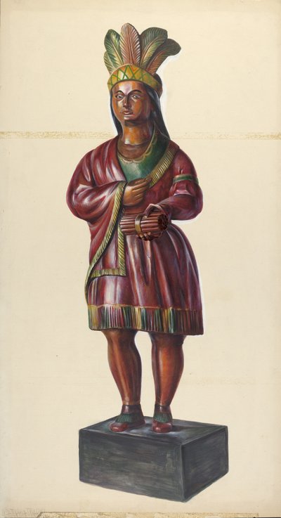 Indien de magasin de cigares, vers 1937 - Walter Hochstrasser