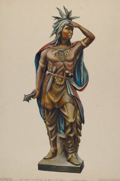 Indien de magasin de cigares, vers 1938 - Walter Hochstrasser