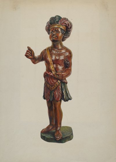 Indien de magasin de cigares, vers 1940 - Walter Hochstrasser