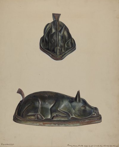Moule à gâteau allemand de Pennsylvanie - Walter Hochstrasser