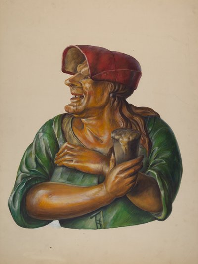 Figure de taverne, vers 1937 - Walter Hochstrasser