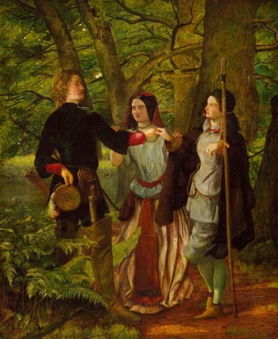 Comme il vous plaira - Acte IV Scène I - Rosalind enseignant à Orlando la cérémonie du mariage ou Le faux mariage d