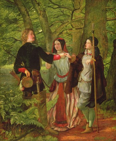 Comme il vous plaira - Acte IV Scène I - Rosalind enseignant à Orlando la cérémonie du mariage ou Le faux mariage d