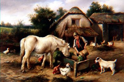 Une ferme dans le Devonshire - Walter Hunt