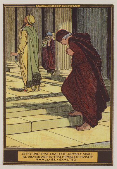 Le pharisien et le publicain - Walter Jenks Morgan