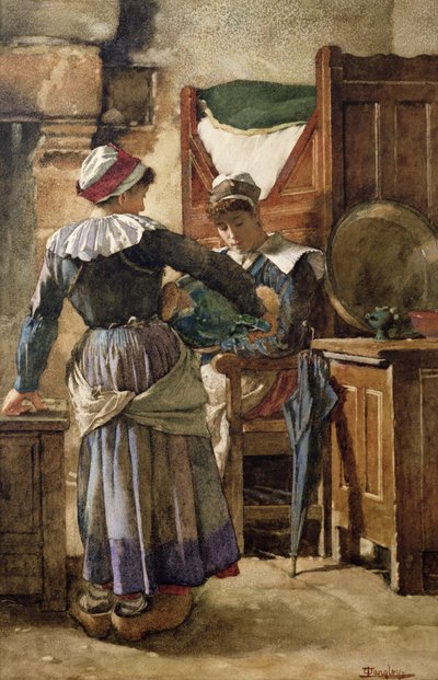Son premier-né - Walter Langley