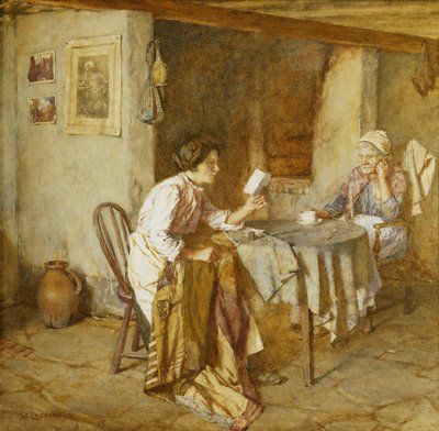 La Lettre - Walter Langley