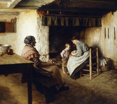 La nouvelle arrivée - Walter Langley