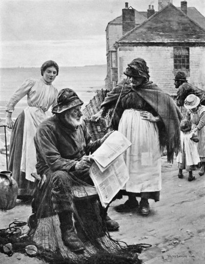 Quand les bateaux sont partis - Walter Langley