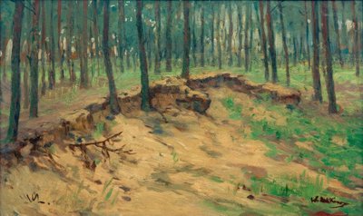 Bois avec carrière de sable - Walter Leistikow