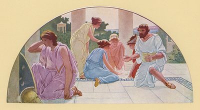 Achille déguisé en écolière découvert par Ulysse - Walter MacEwen