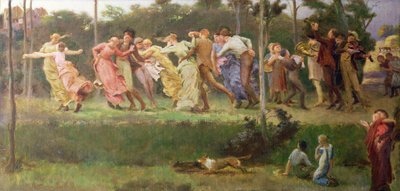 Une danse de la moisson, 1904 - Walter Mclaren