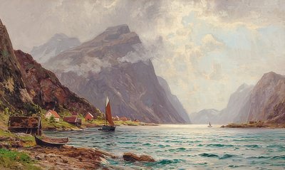 Paysage de fjord - Walter Moras