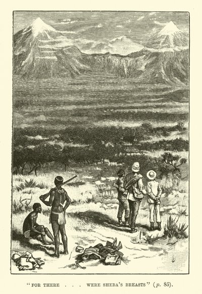 Illustration pour Les Mines du roi Salomon par H. Rider Haggard - Walter Paget