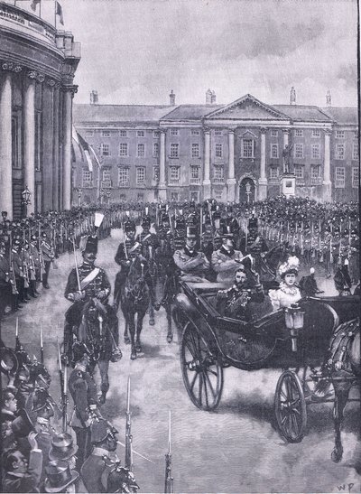 La visite du duc et de la duchesse de York à Dublin, illustration de l