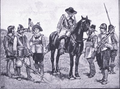 Types de soldats cromwelliens, de l