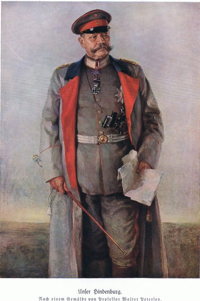 Hindenburg, de Hindenburg publié par Daterlandijrcher Derlag & H Weller Berlin - Walter Petersen