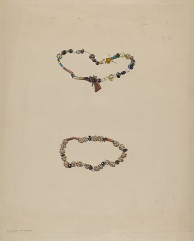 Perles de commerce, vers 1936 - Walter Praefke