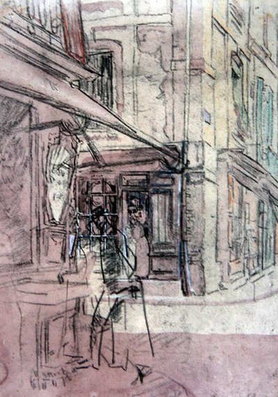Une boutique à Dieppe, c.1907 - Walter Richard Sickert