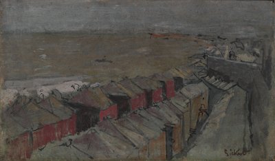 Cabines de bain, Dieppe, vers 1890 - Walter Richard Sickert
