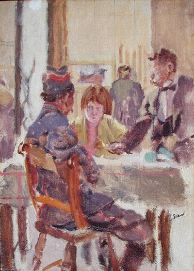 Soldat belge - Walter Richard Sickert
