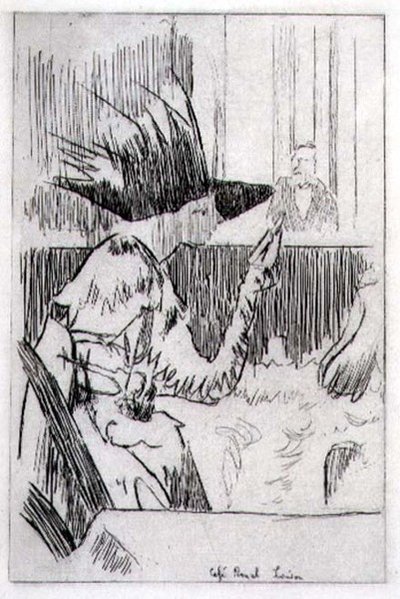 Café Royal à Londres - Walter Richard Sickert