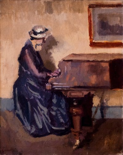 Chopin, vers 1914 (huile sur toile) - Walter Richard Sickert