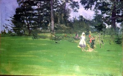 Figures sur une pelouse - Walter Richard Sickert