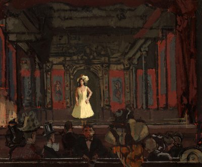 Gatti’s Hungerford Palace of Varieties. Deuxième passage de Katie Lawrence vers 1888 - Walter Richard Sickert