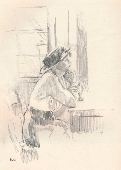 Fille songeuse, c1911 1931 - Walter Richard Sickert