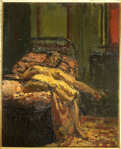 Fille sur un lit, Mornington Crescent - Walter Richard Sickert