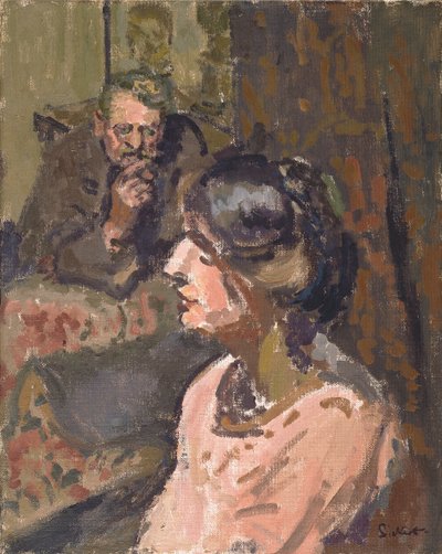 Hubby et Marie, vers 1912 - Walter Richard Sickert