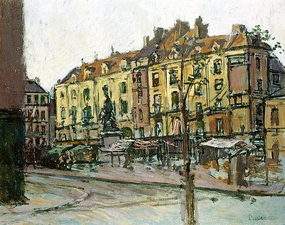 La Place Nationale avec le Grande Duquesne, Dieppe - Walter Richard Sickert