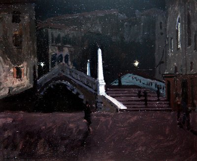 Ponte delle Guglie sul Cannaregio (Scène de nuit, Venise) c.1896 - Walter Richard Sickert