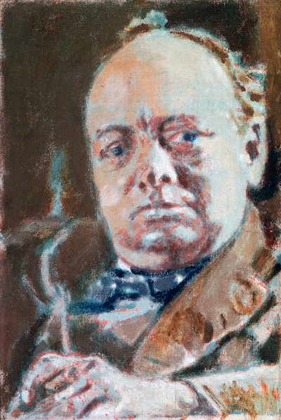 Portrait de Sir Winston Leonard Spencer Churchill - Walter Richard Sickert