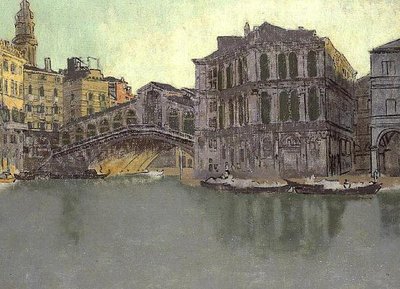 Le Grand Canal et le Rialto, Venise, vers 1895-96 - Walter Richard Sickert