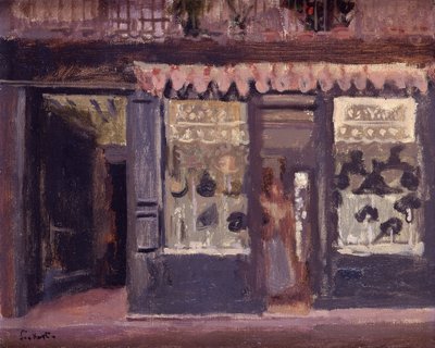 La boutique de chapeaux - Walter Richard Sickert