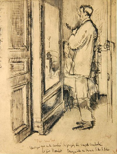 La nouvelle cravate, c.1922 - Walter Richard Sickert