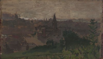Vue de Dieppe avec l