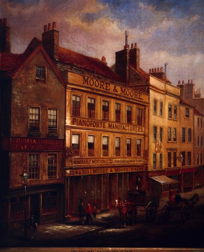 Bishopsgate, Londres, en 1871, 1872 - Walter Riddle